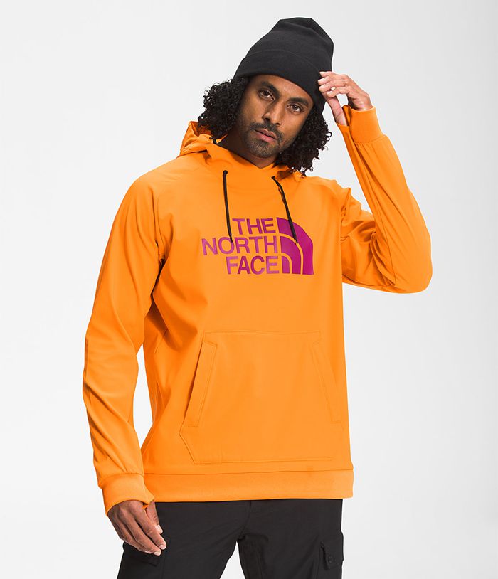 Sudadera Con Capucha The North Face Hombre Tekno Logo - Colombia ZUCTNJ803 - Naranjas